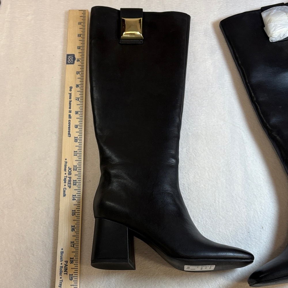 Katy Perry Collections Sleek Black Heeled Boots - Picture 5 of 12